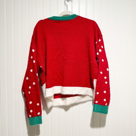 Peanuts Charlie Brown Snoopy Christmas Sweater Size Large - Picture 6 of 6